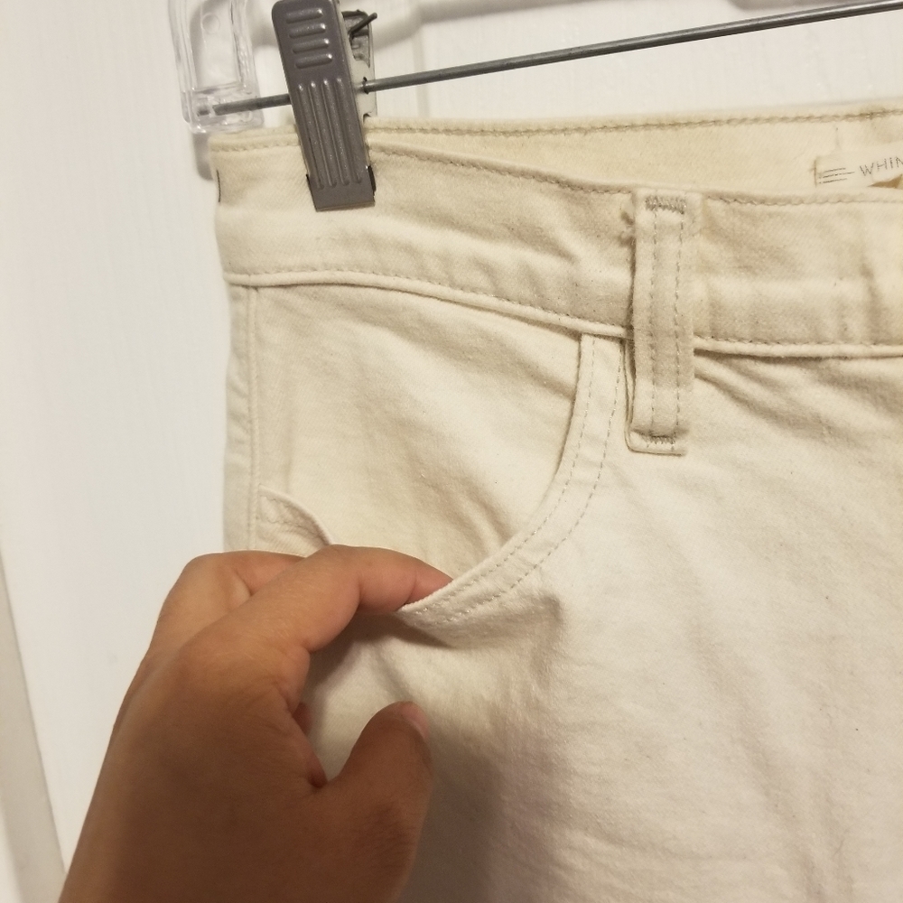 Whimsy & Row Flora Pant Color Natural Cropped Wid… - image 7